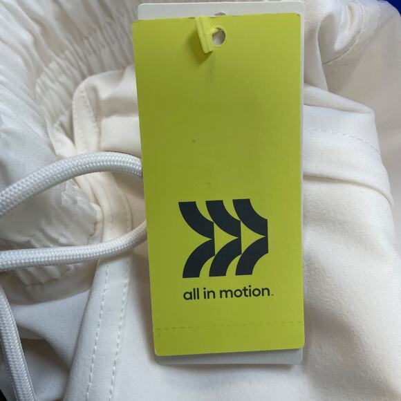 All In Motion‎ Women's White With Pockets Jogger Pants Size L - Picture 2 of 5